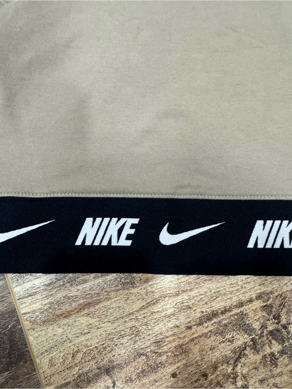 Nike Olive Green Cropped Sports Tank - Picture 3 of 6